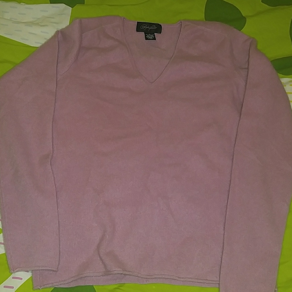 Christopher fischer cashmere sweater medium lilac